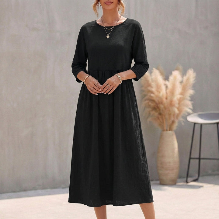 Lola | Women's A-Line Midi Skirt Dress