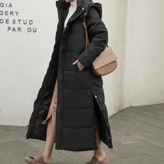 Women's Long Quilted Winter Coat