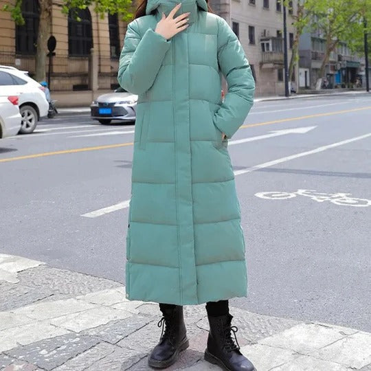 Women's Long Quilted Winter Coat