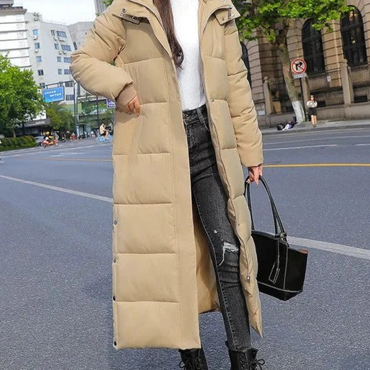 Women's Long Quilted Winter Coat