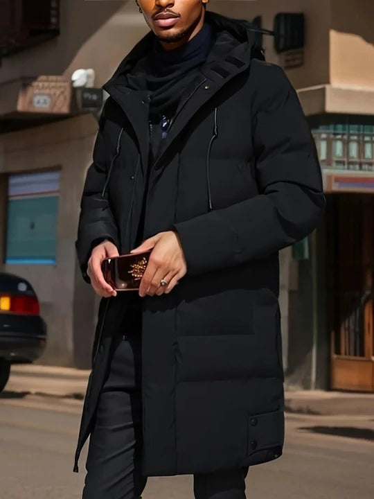Men's Insulated Long Winter Coat