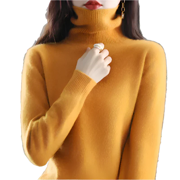 Women's Stylish Turtleneck Sweater for Autumn & Winter