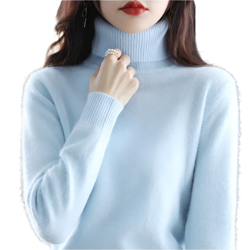 Women's Stylish Turtleneck Sweater for Autumn & Winter
