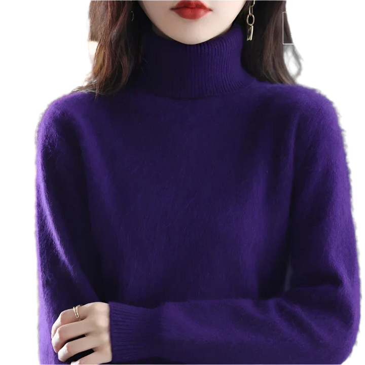 Women's Stylish Turtleneck Sweater for Autumn & Winter