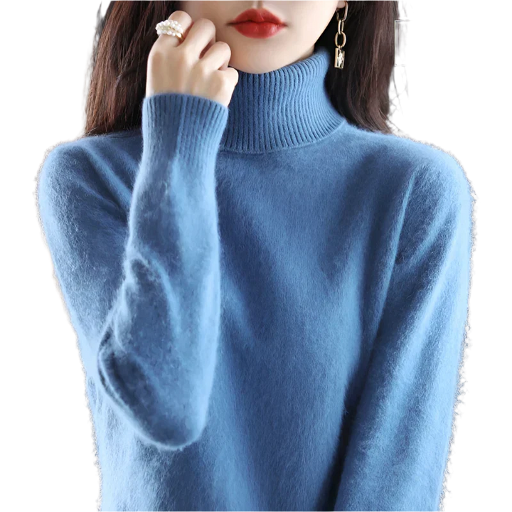 Women's Stylish Turtleneck Sweater for Autumn & Winter