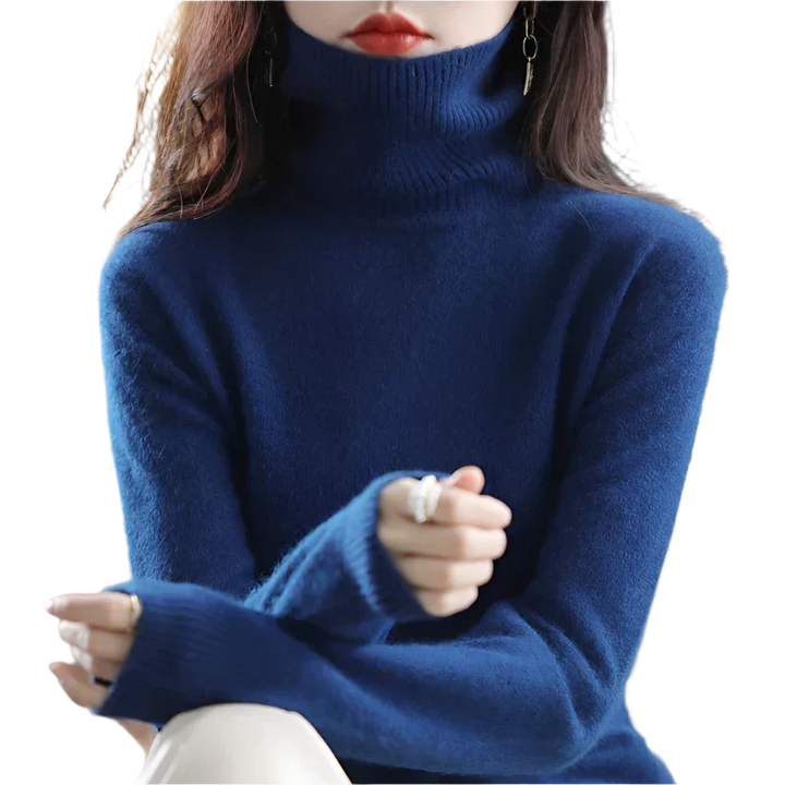 Women's Stylish Turtleneck Sweater for Autumn & Winter
