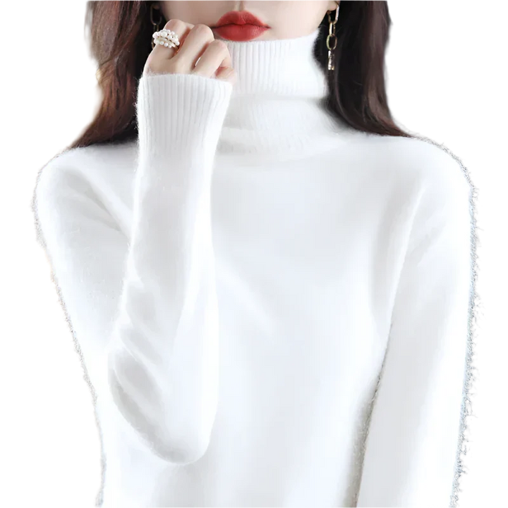 Women's Stylish Turtleneck Sweater for Autumn & Winter