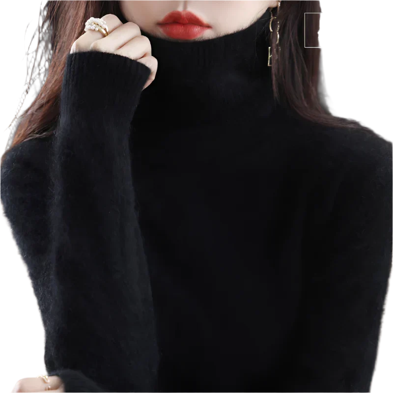 Women's Stylish Turtleneck Sweater for Autumn & Winter
