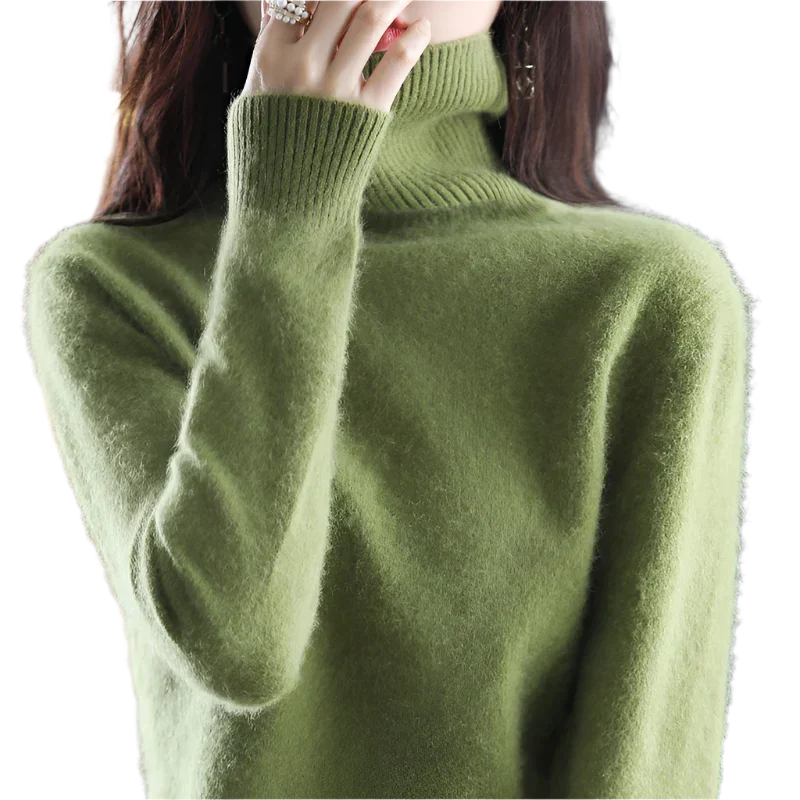 Women's Stylish Turtleneck Sweater for Autumn & Winter