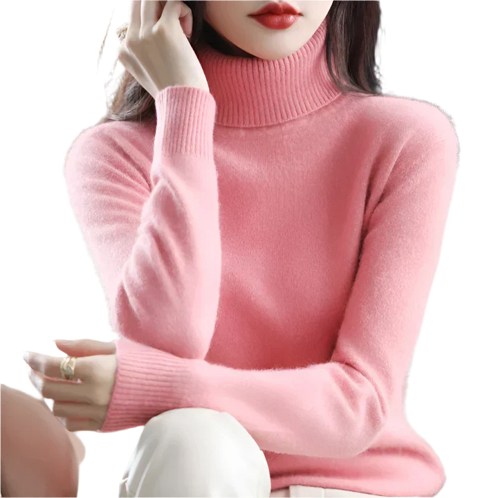 Women's Stylish Turtleneck Sweater for Autumn & Winter