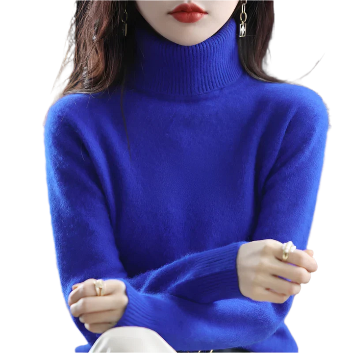 Women's Stylish Turtleneck Sweater for Autumn & Winter