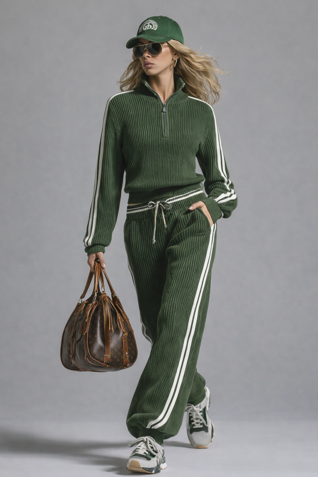 Madison | Women's Long Sleeve Ribbed Knit Outfit Set