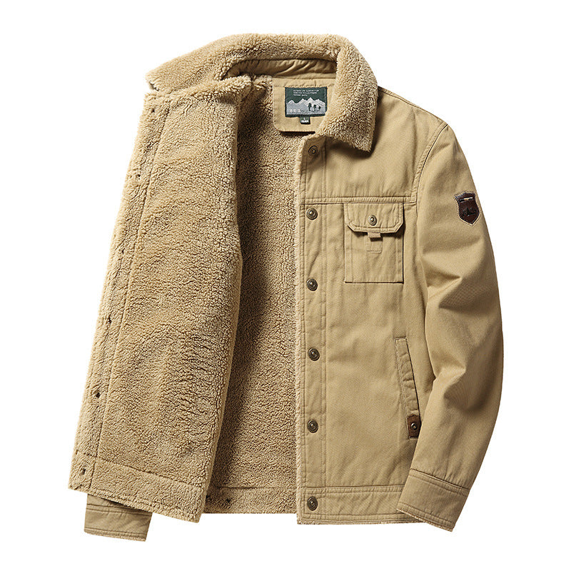 Men's Winter Jacket – Wool Liner, Thick Warm Outerwear