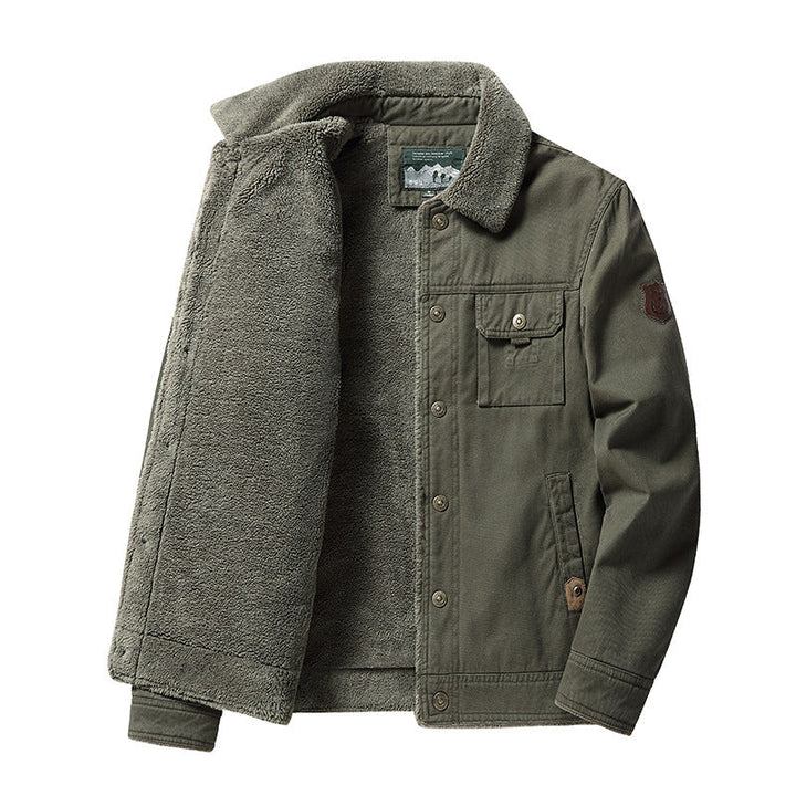 Men's Winter Jacket – Wool Liner, Thick Warm Outerwear