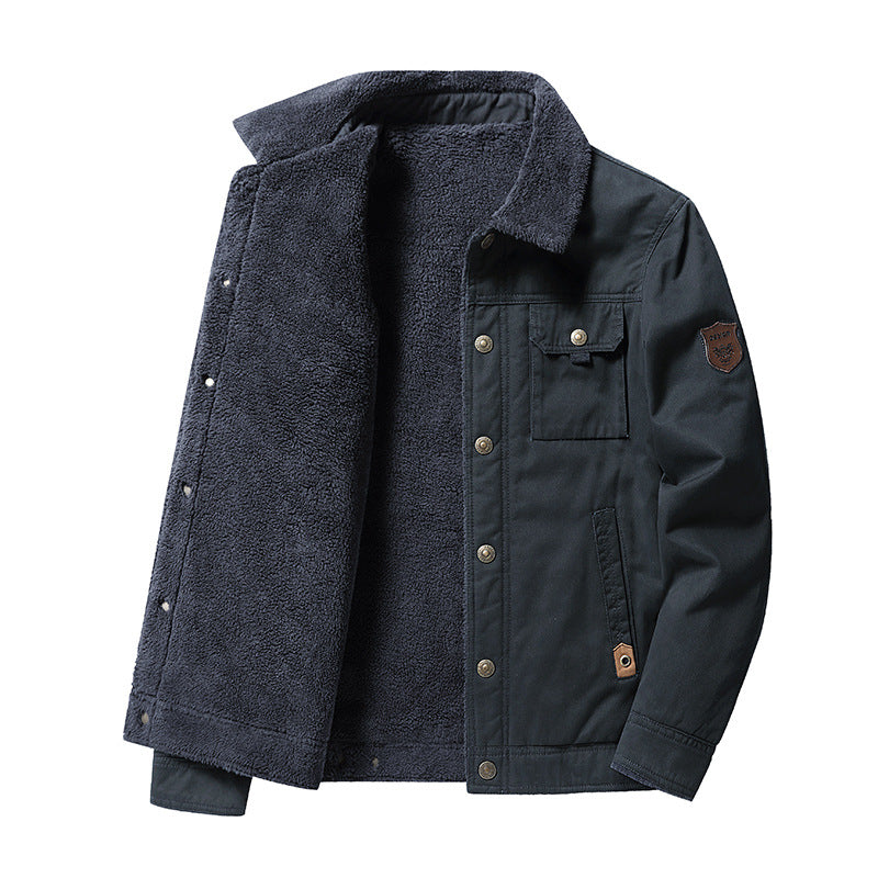 Men's Winter Jacket – Wool Liner, Thick Warm Outerwear