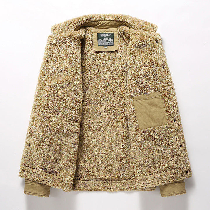 Men's Winter Jacket – Wool Liner, Thick Warm Outerwear