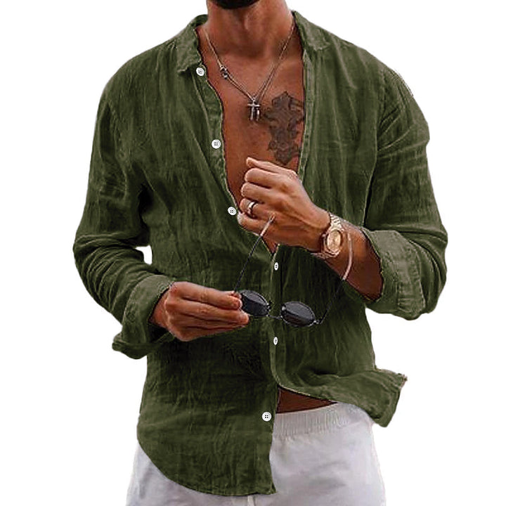 Matthew | Men's Casual Long Sleeve Button-Down Shirt