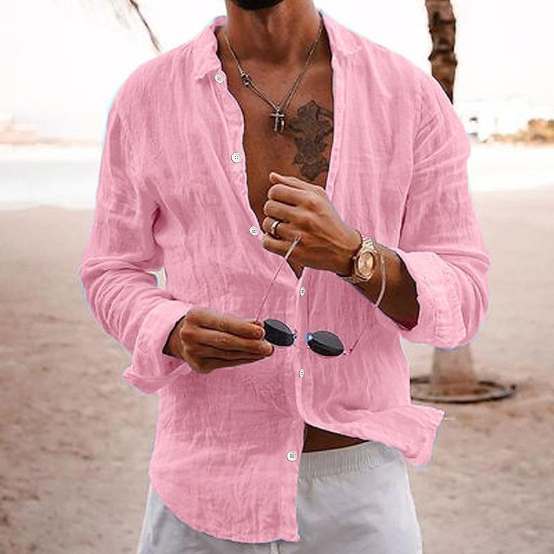 Matthew | Men's Casual Long Sleeve Button-Down Shirt