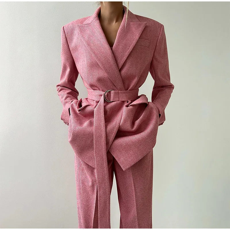 Maureen | Women's Stylish Wide Leg Pant Suit Set