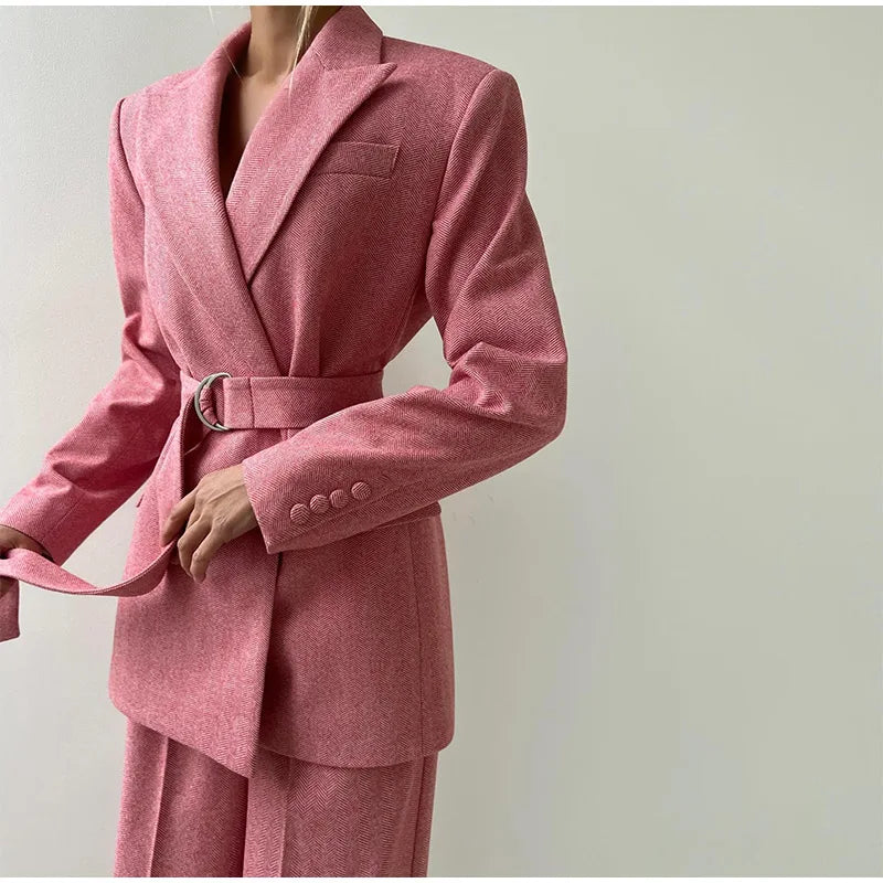 Maureen | Women's Stylish Wide Leg Pant Suit Set
