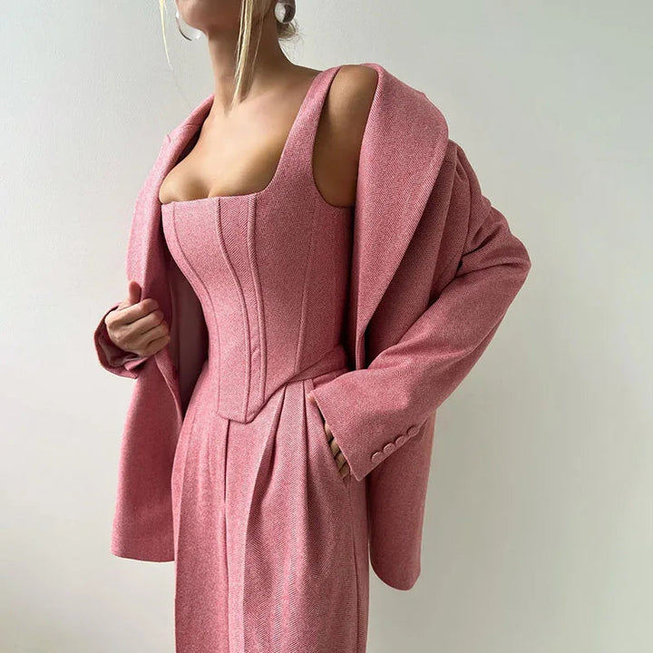 Maureen | Women's Stylish Wide Leg Pant Suit Set