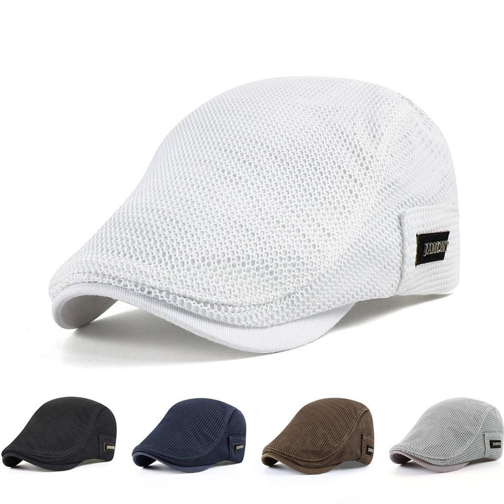 Men's Breathable Mesh Ventilation Adjustable Fit Airflow Cap