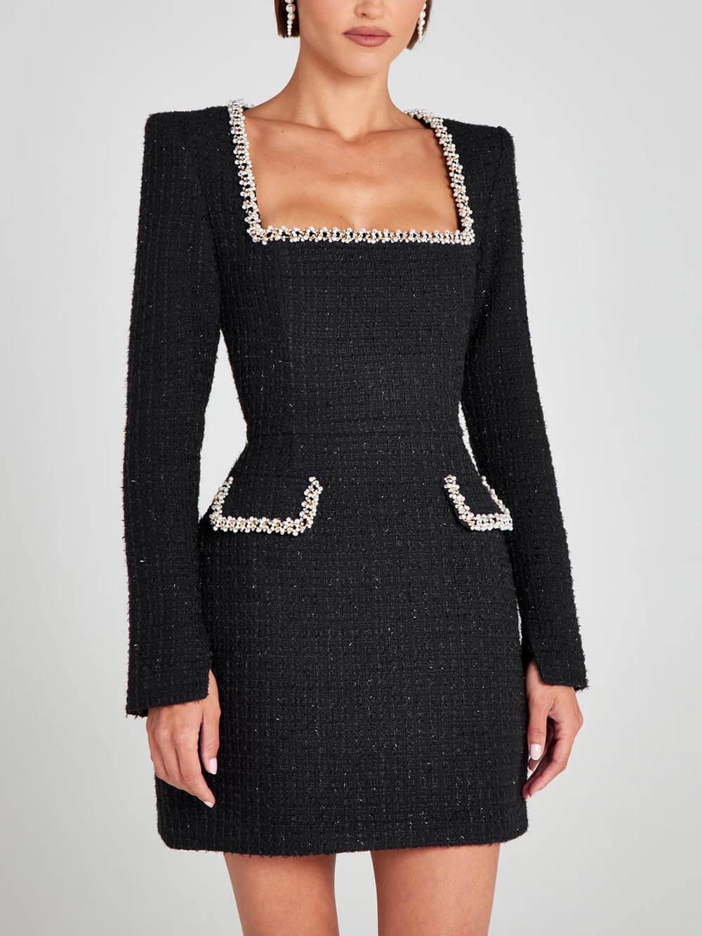 Naomi | Women's High Neck A-Line Dress