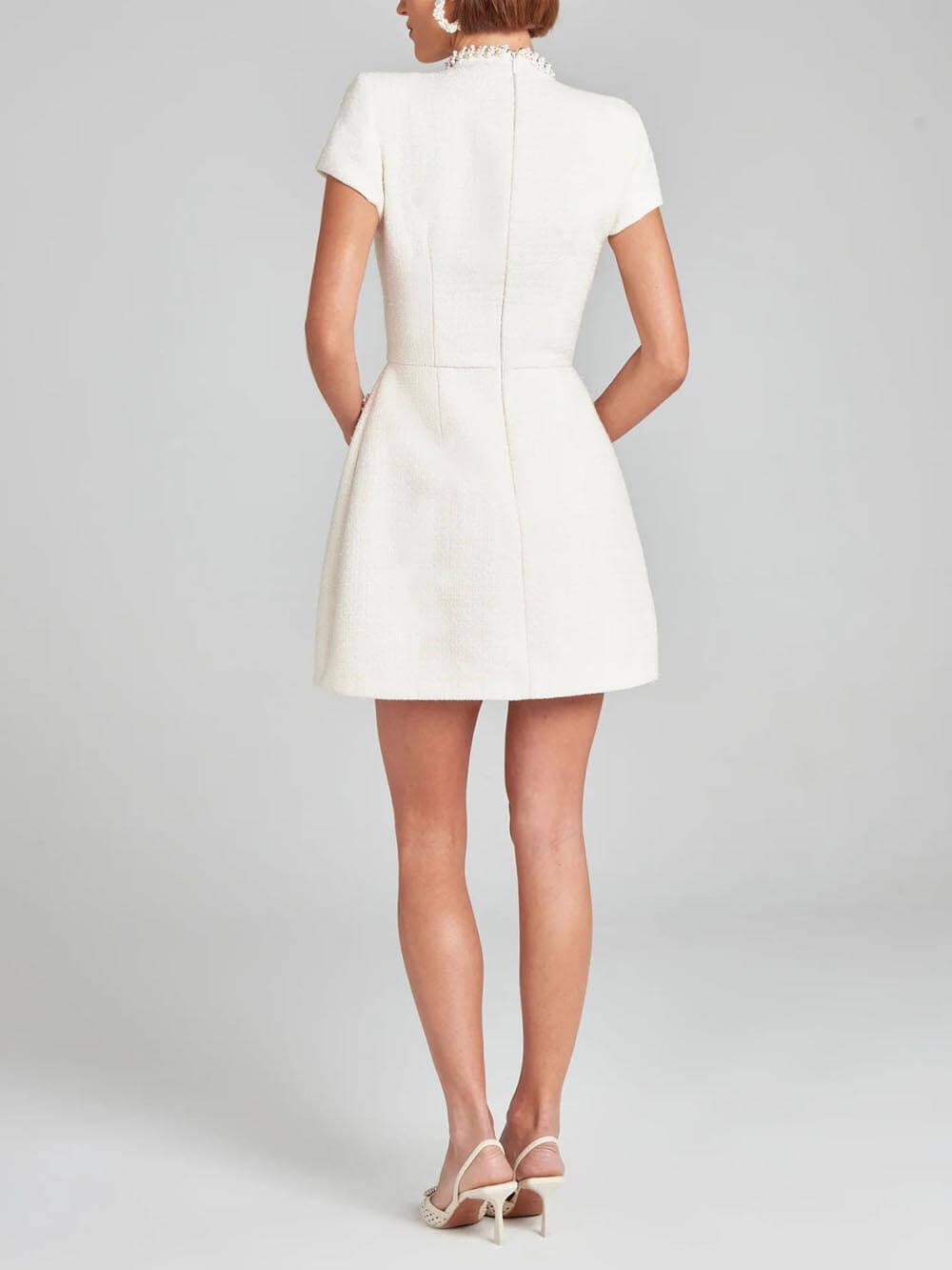 Naomi | Women's High Neck A-Line Dress