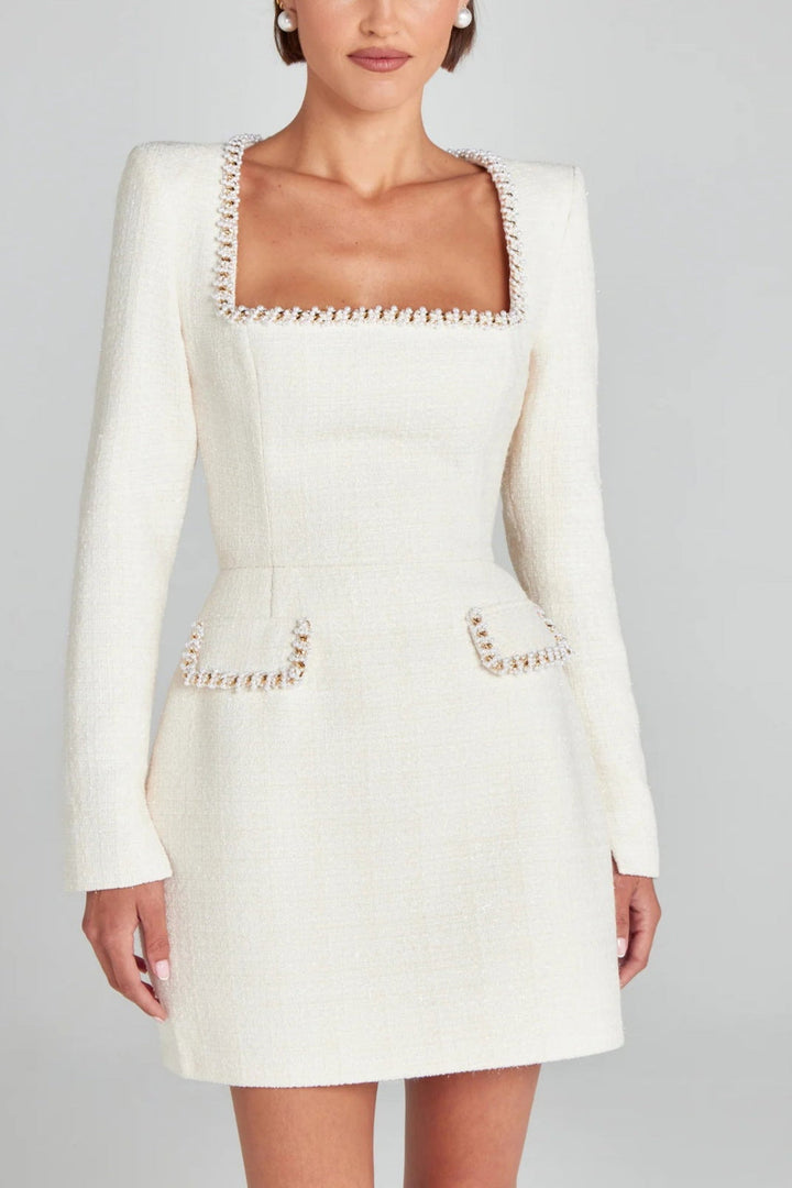 Naomi | Women's High Neck A-Line Dress