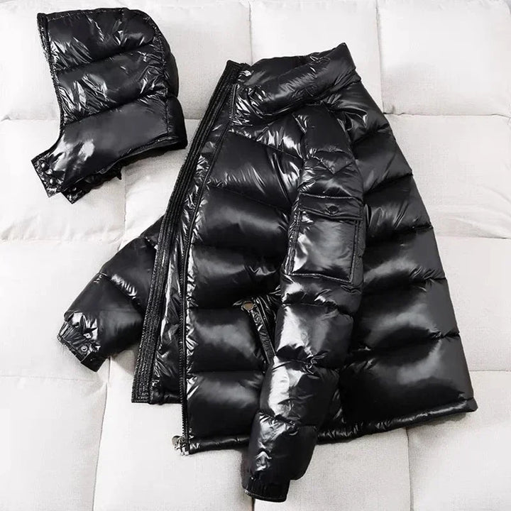 Men's Shiny Winter Puffer Jacket