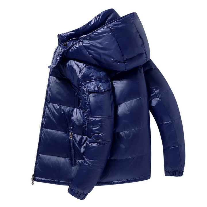 Men's Shiny Winter Puffer Jacket