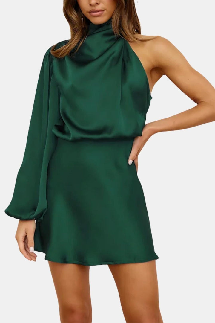 Olive | Women's One Shoulder Mini Dress