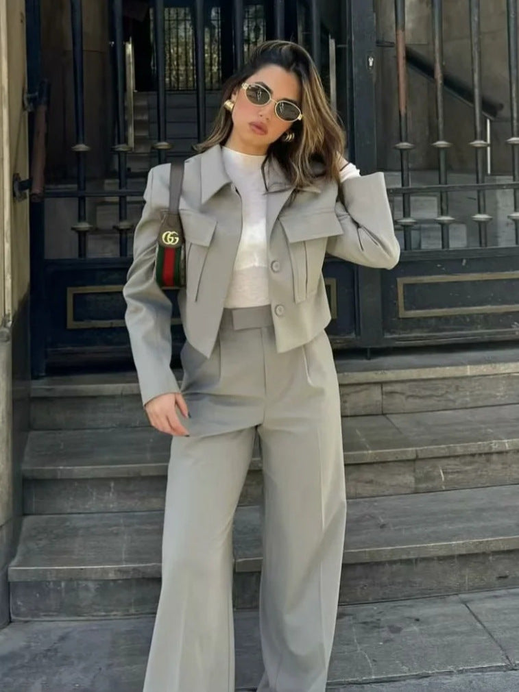 Olivia | Women's Stylish Wide Leg Two-Piece Outfit