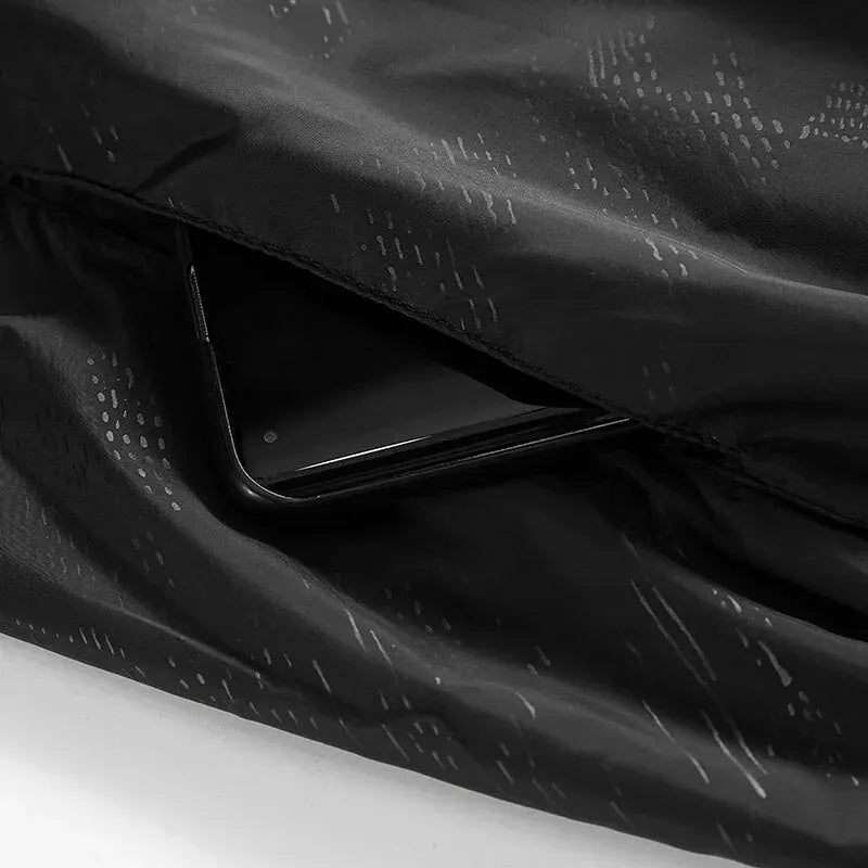 Men's Unisex Waterproof Windbreaker Jacket for Hiking and Camping