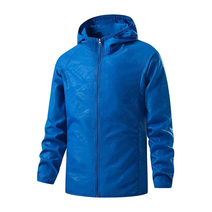 Men's Unisex Waterproof Windbreaker Jacket for Hiking and Camping