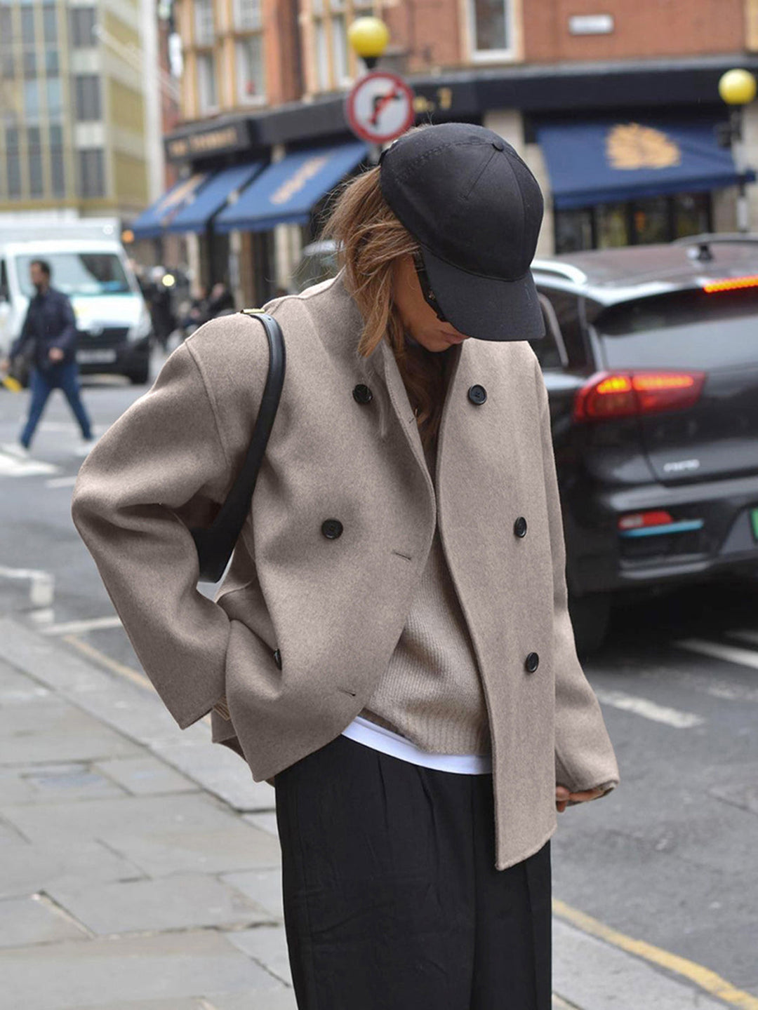 Women's Oversized Button-Down Jacket