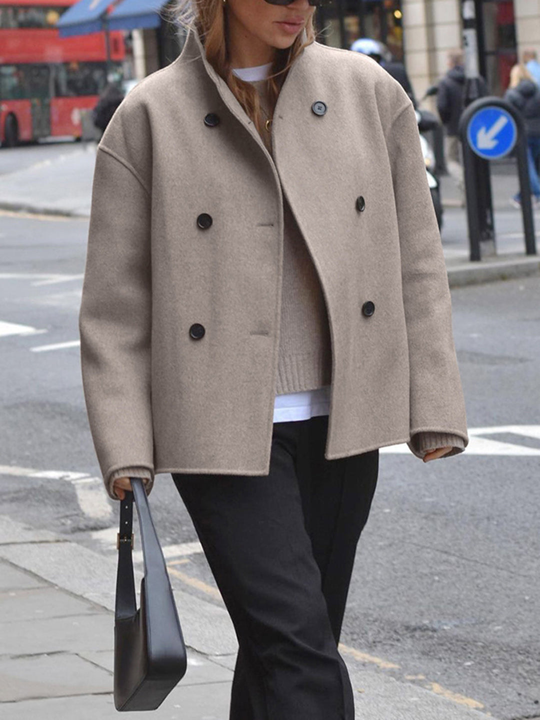 Women's Oversized Button-Down Jacket
