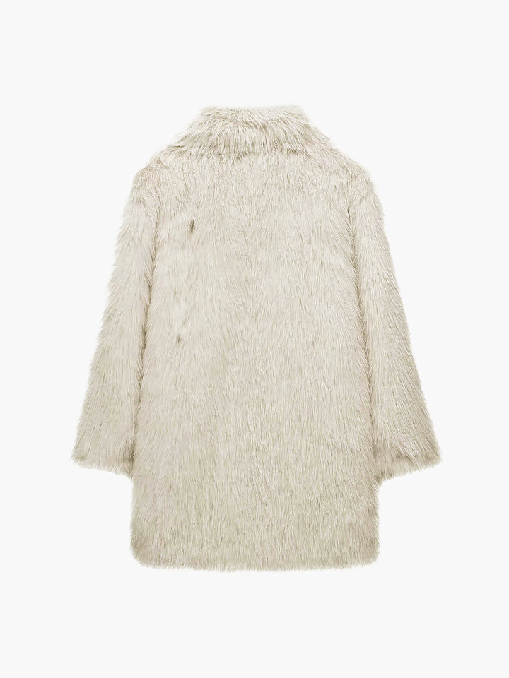 Women's Oversized Fuzzy Faux Fur Coat