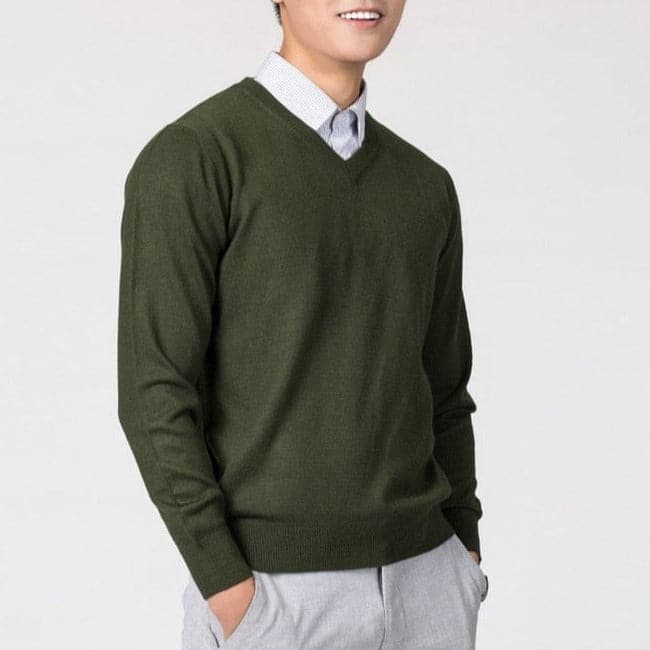 Men's V-Neck Sweater | Classic Design for Versatile Outfits