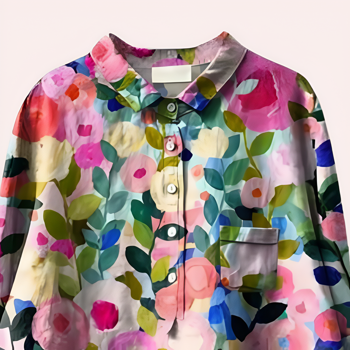 Bertan | Women's Floral Print Blouse