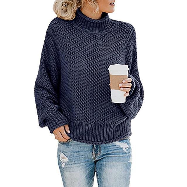Women's Classic Long Sleeve Knit Sweater