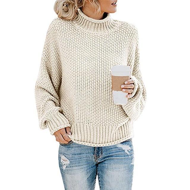 Women's Classic Long Sleeve Knit Sweater