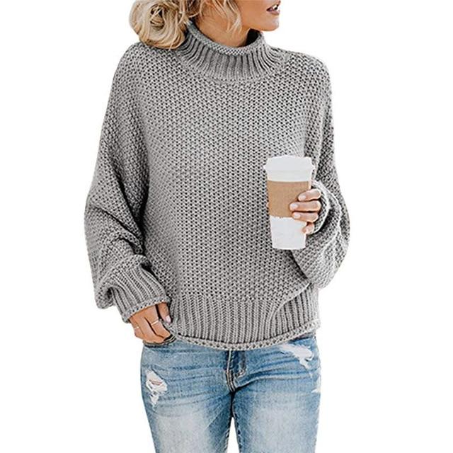 Women's Classic Long Sleeve Knit Sweater