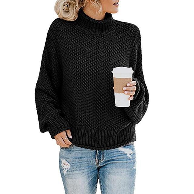 Women's Classic Long Sleeve Knit Sweater