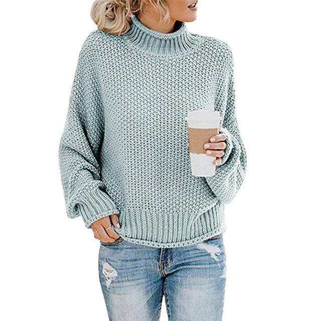 Women's Classic Long Sleeve Knit Sweater