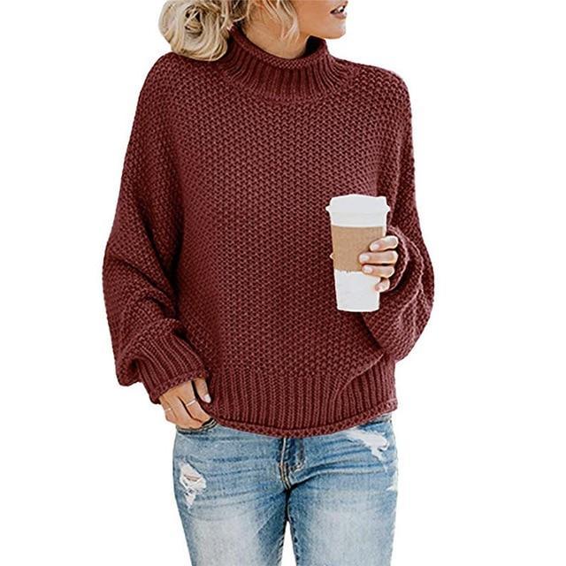 Women's Classic Long Sleeve Knit Sweater
