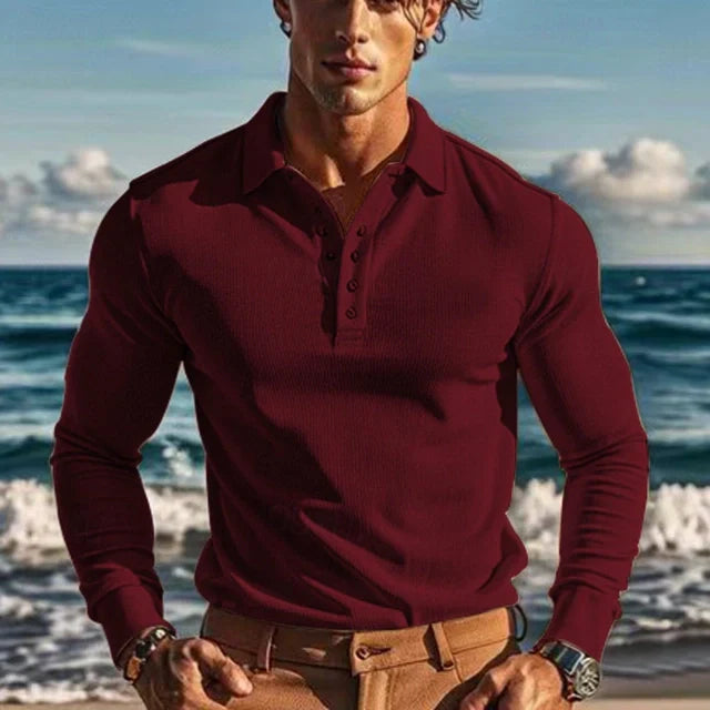 Men's Casual Polo Shirt for Everyday Wear