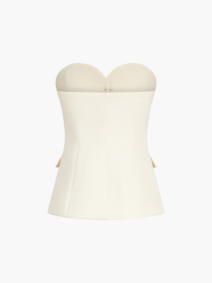 Rebecca | Women's Strapless Two-Piece Outfit Set