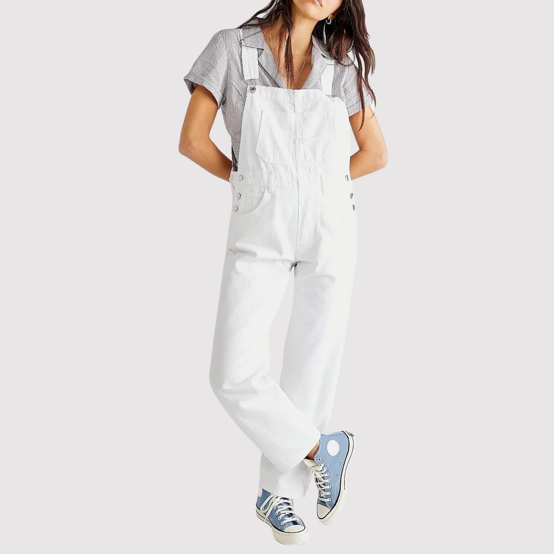 Women's Denim Jumpsuit for Stylish Casual Wear