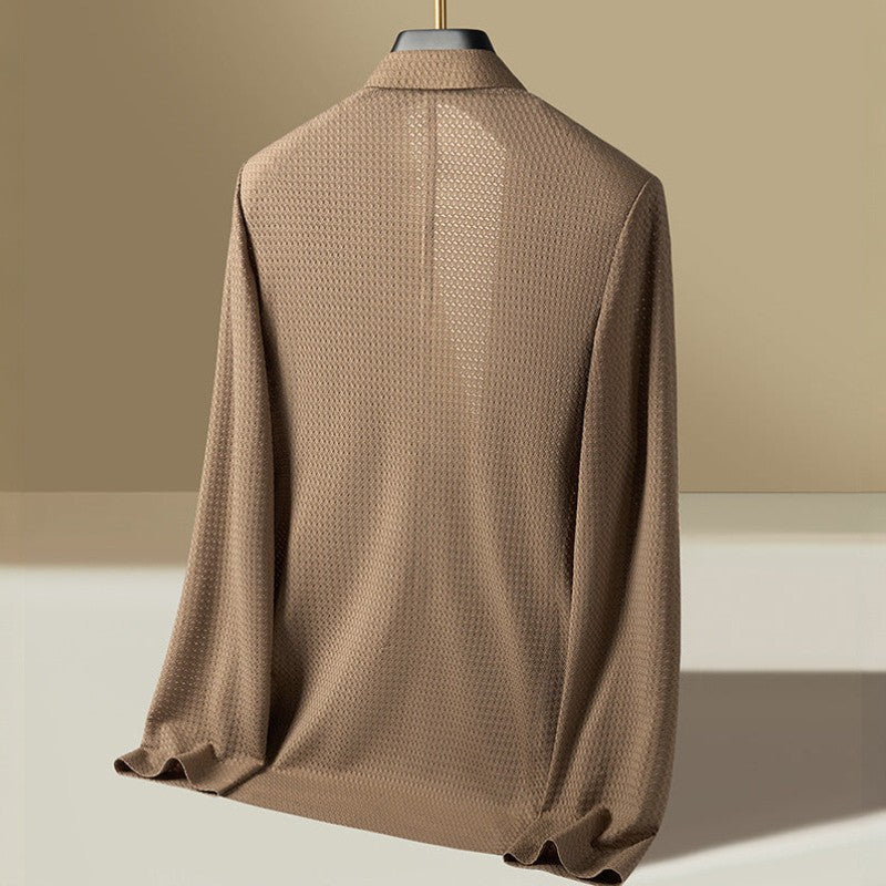 Rhys | Men's Lightweight Textured Single-Breasted Blazer